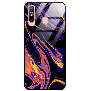 ETUI BLACK GLASS CASE NA TELEFON SAMSUNG GALAXY A60 ST_MAB-6