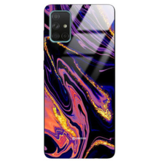 ETUI BLACK GLASS CASE NA TELEFON SAMSUNG GALAXY A71 ST_MAB-6