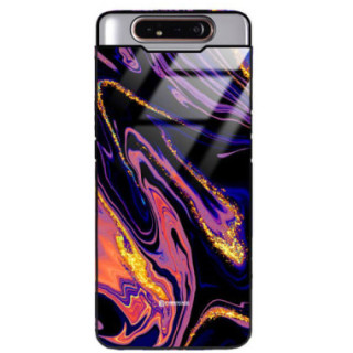 ETUI BLACK GLASS CASE NA TELEFON SAMSUNG GALAXY A80 / A90...