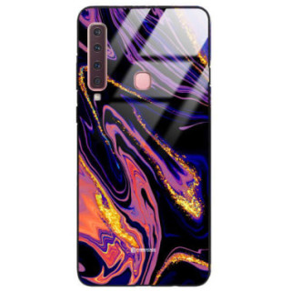 ETUI BLACK GLASS CASE NA TELEFON SAMSUNG GALAXY A9 2018 ST_MAB-6