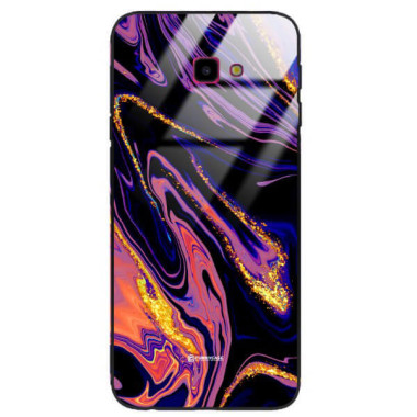 ETUI BLACK GLASS CASE NA TELEFON SAMSUNG GALAXY J4 PLUS 2018 ST_MAB-6