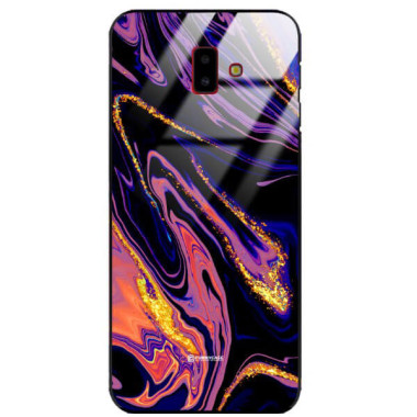 ETUI BLACK GLASS CASE NA TELEFON SAMSUNG GALAXY J6 PLUS 2018 ST_MAB-6