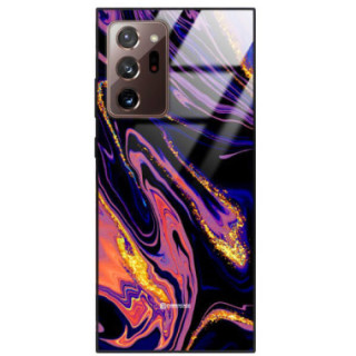 ETUI BLACK GLASS CASE NA TELEFON SAMSUNG GALAXY NOTE 20 ULTRA ST_MAB-6