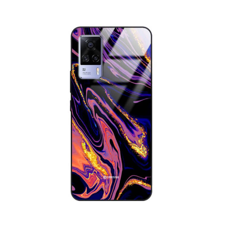 ETUI BLACK GLASS CASE NA TELEFON VIVO S9E ST_MAB-6