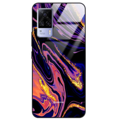 ETUI BLACK GLASS CASE NA TELEFON VIVO S9E ST_MAB-6