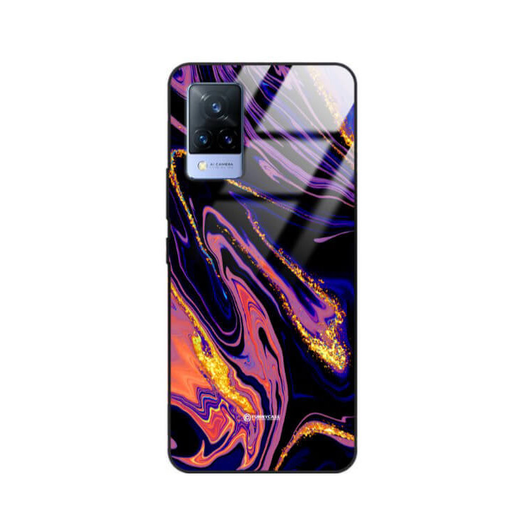 ETUI BLACK GLASS CASE NA TELEFON VIVO V21 / V21 5G ST_MAB-6