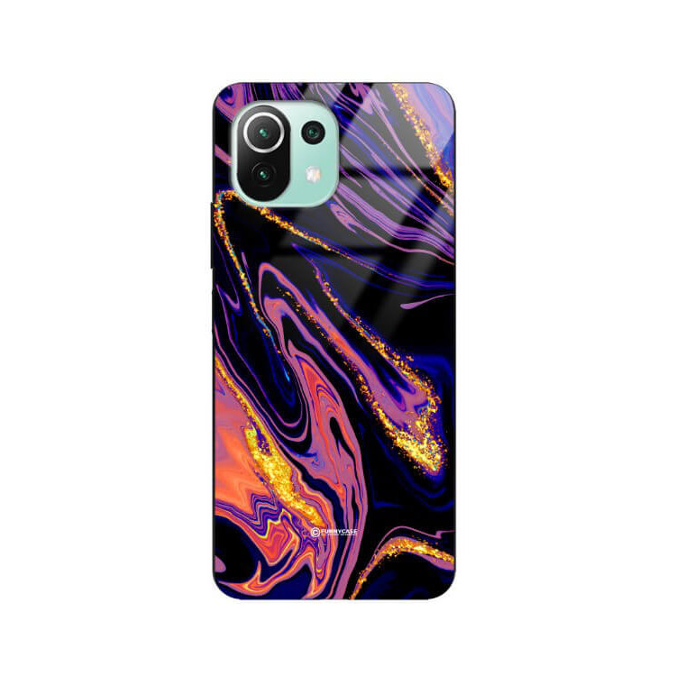 ETUI BLACK GLASS CASE NA TELEFON XIAOMI Mi 11 LITE 4G / 5G  ST_MAB-6