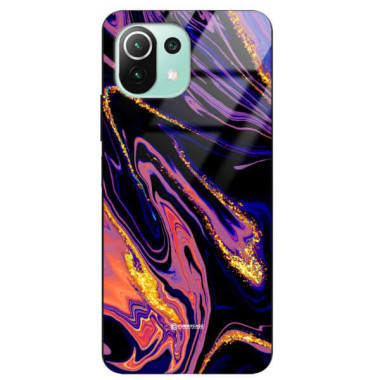 ETUI BLACK GLASS CASE NA TELEFON XIAOMI Mi 11 LITE 4G / 5G  ST_MAB-6