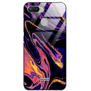 ETUI BLACK GLASS CASE NA TELEFON XIAOMI REDMI 6 ST_MAB-6