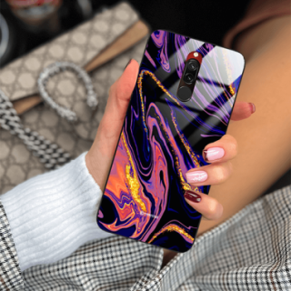 ETUI BLACK GLASS CASE NA TELEFON XIAOMI REDMI 8 ST_MAB-6