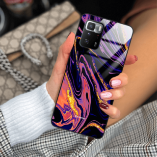 ETUI BLACK GLASS CASE NA TELEFON XIAOMI REDMI NOTE 10 PRO 5G ST_MAB-6