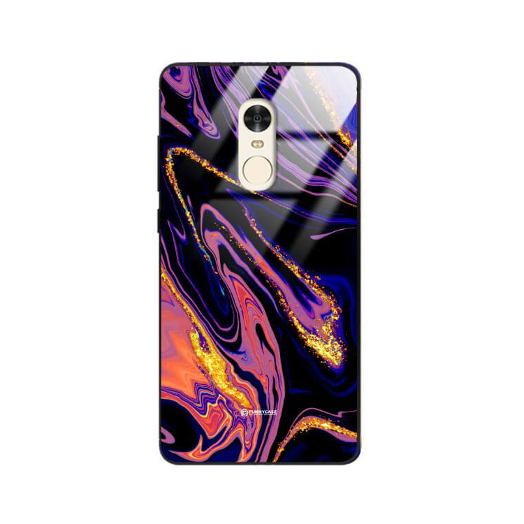 ETUI BLACK GLASS CASE NA TELEFON XIAOMI REDMI NOTE 4 NOTE 4X ST_MAB-6