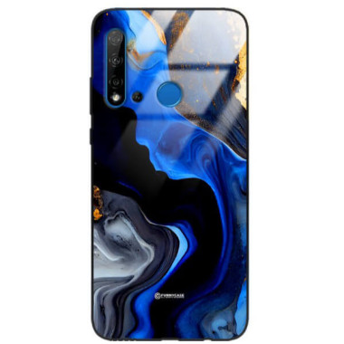 ETUI BLACK GLASS CASE NA TELEFON HUAWEI NOVA 5i / P20 LITE 2019 ST_MAB-7