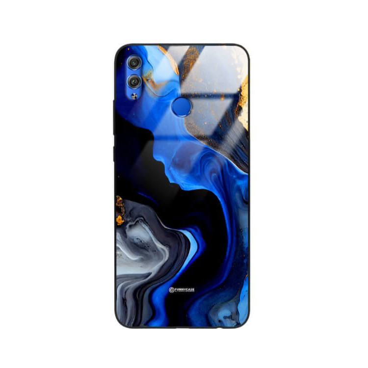 ETUI BLACK GLASS CASE NA TELEFON HUAWEI HONOR 8X ST_MAB-7