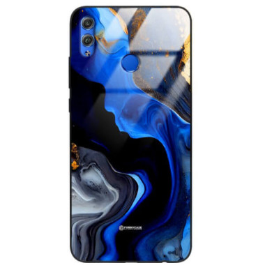 ETUI BLACK GLASS CASE NA TELEFON HUAWEI HONOR 8X ST_MAB-7