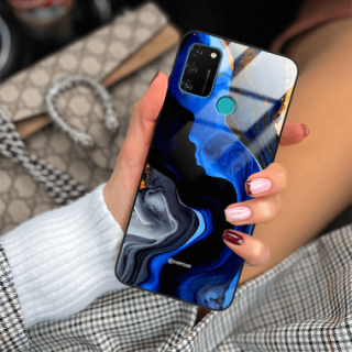 ETUI BLACK GLASS CASE NA TELEFON HUAWEI HONOR 9A ST_MAB-7