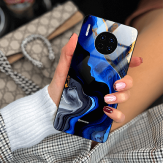 ETUI BLACK GLASS CASE NA TELEFON HUAWEI MATE 30 ST_MAB-7