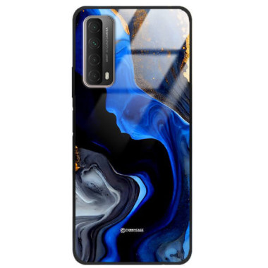 ETUI BLACK GLASS CASE NA TELEFON HUAWEI P SMART 2021 / Y7a ST_MAB-7