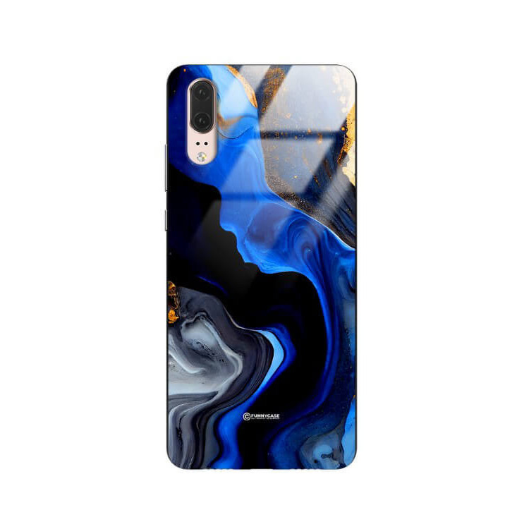ETUI BLACK GLASS CASE NA TELEFON HUAWEI P20 ST_MAB-7