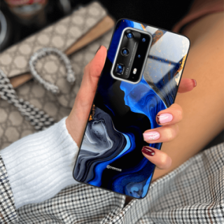 ETUI BLACK GLASS CASE NA TELEFON HUAWEI P40 PRO PLUS ST_MAB-7