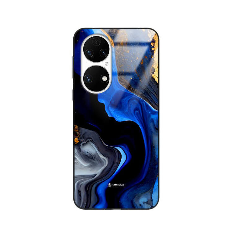 ETUI BLACK GLASS CASE NA TELEFON HUAWEI P50 ST_MAB-7