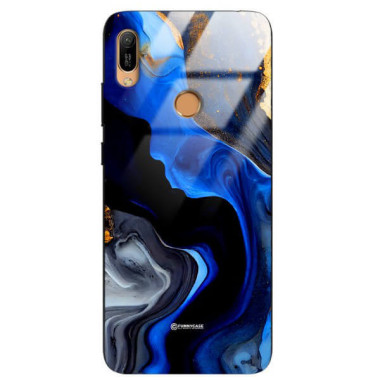 ETUI BLACK GLASS CASE NA TELEFON HUAWEI Y6 PRIME 2019 / Y6S ST_MAB-7