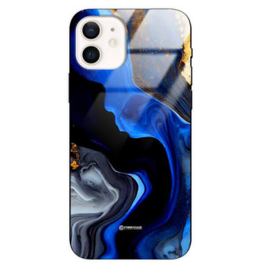 ETUI BLACK GLASS CASE NA TELEFON APPLE IPHONE 12 / 12 PRO ST_MAB-7