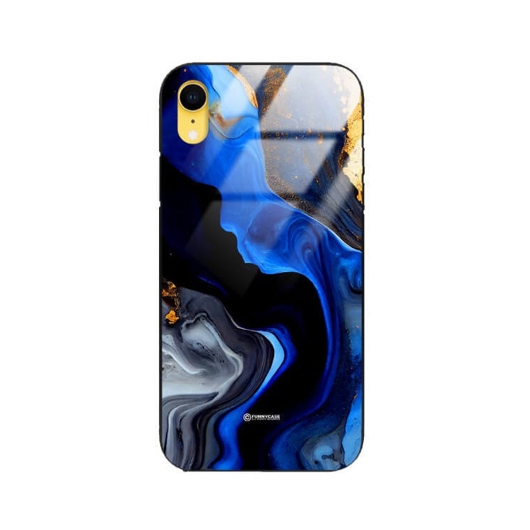 ETUI BLACK GLASS CASE NA TELEFON APPLE IPHONE XR ST_MAB-7