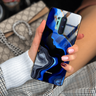 ETUI BLACK GLASS CASE NA TELEFON ONEPLUS 8 PRO ST_MAB-7