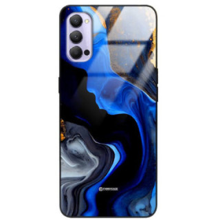 ETUI BLACK GLASS CASE NA TELEFON OPPO RENO 4 ST_MAB-7