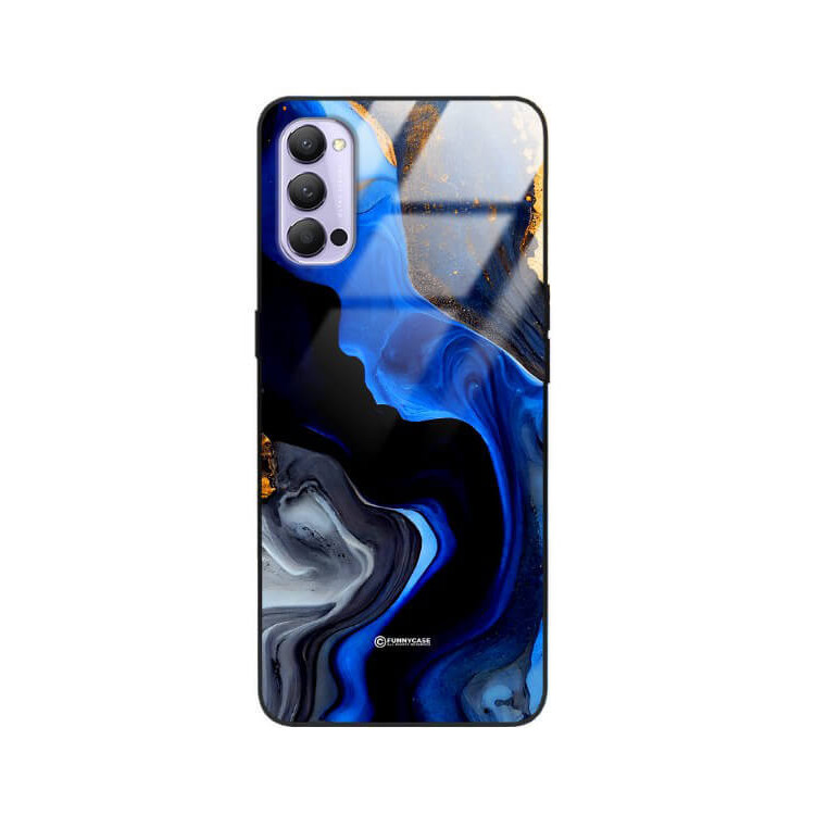ETUI BLACK GLASS CASE NA TELEFON OPPO RENO 4 ST_MAB-7
