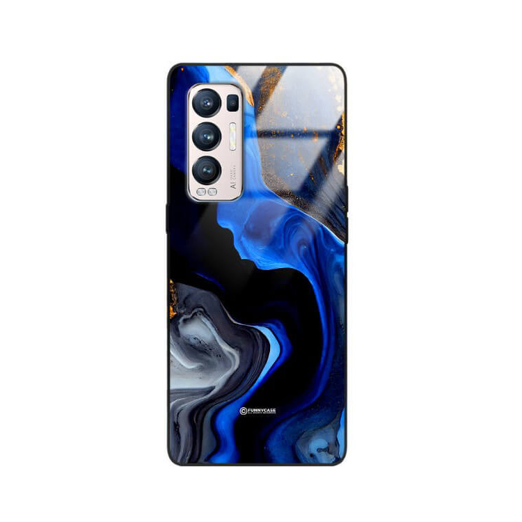 ETUI BLACK GLASS CASE NA TELEFON OPPO RENO 5 PRO PLUS ST_MAB-7