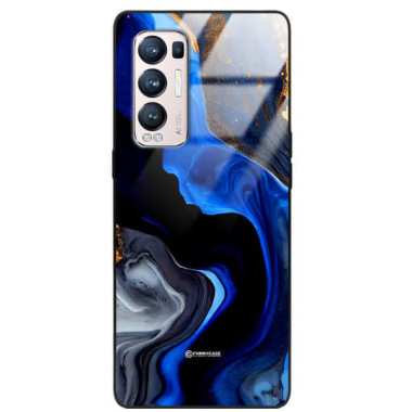 ETUI BLACK GLASS CASE NA TELEFON OPPO RENO 5 PRO PLUS ST_MAB-7