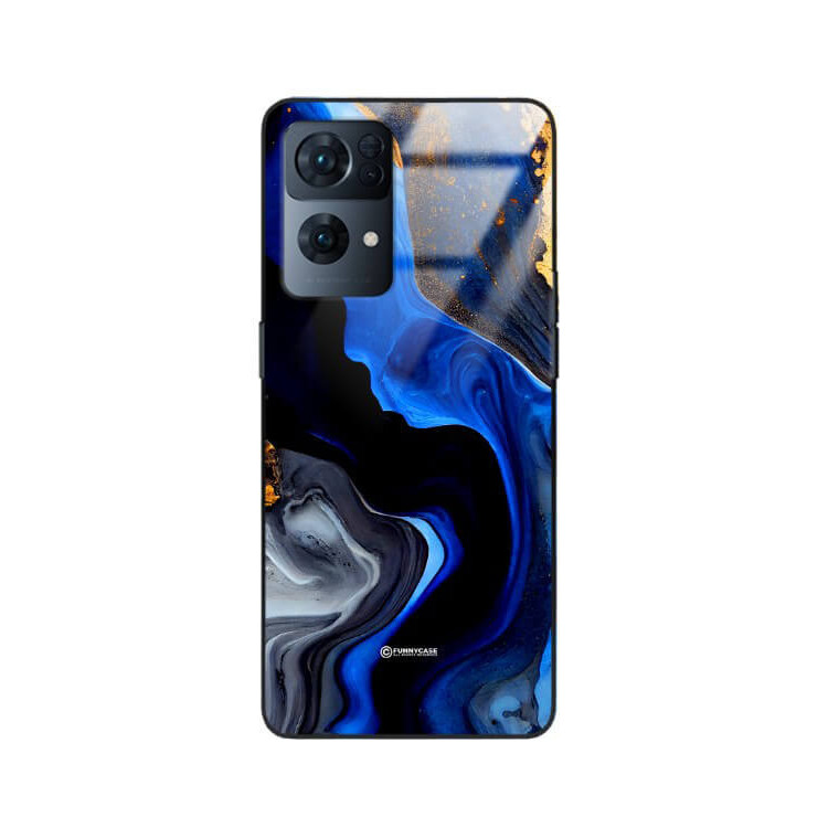 ETUI BLACK GLASS CASE NA TELEFON OPPO RENO 7 PRO 5G ST_MAB-7