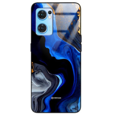 ETUI BLACK GLASS CASE NA TELEFON OPPO RENO 7SE 5G ST_MAB-7