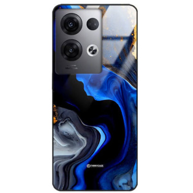 ETUI BLACK GLASS CASE NA TELEFON OPPO RENO 8 PRO PLUS ST_MAB-7