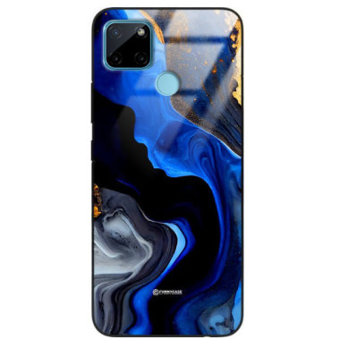 ETUI BLACK GLASS CASE NA TELEFON REALME C21Y / C25Y ST_MAB-7