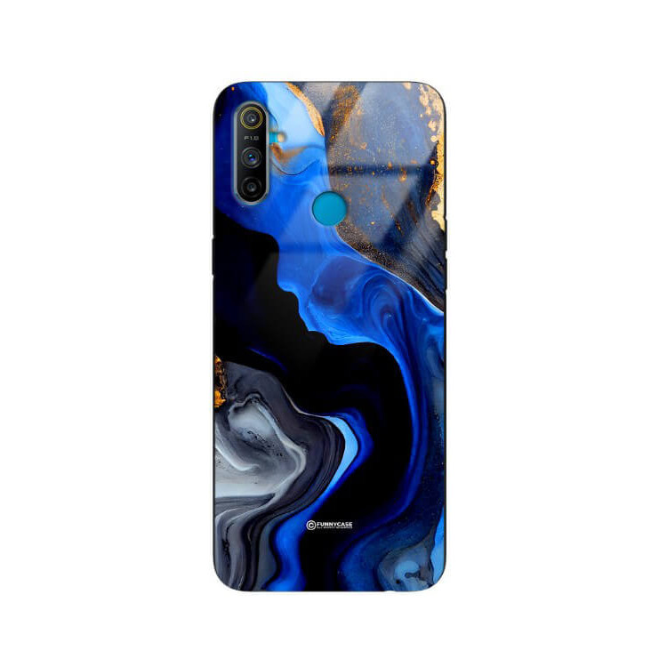 ETUI BLACK GLASS CASE NA TELEFON REALME C3 ST_MAB-7