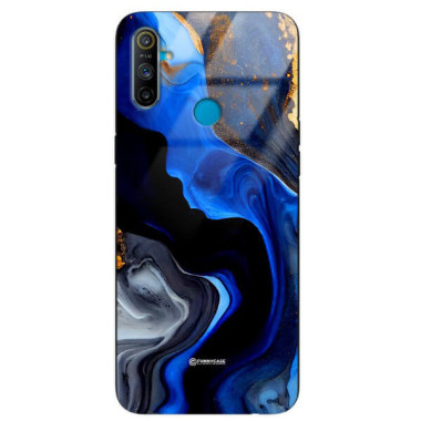 ETUI BLACK GLASS CASE NA TELEFON REALME C3 ST_MAB-7