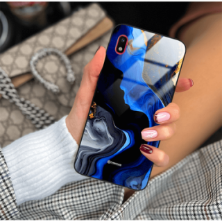 ETUI BLACK GLASS CASE NA TELEFON SAMSUNG GALAXY A10 ST_MAB-7