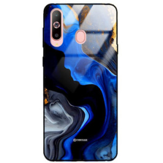 ETUI BLACK GLASS CASE NA TELEFON SAMSUNG GALAXY A60 ST_MAB-7