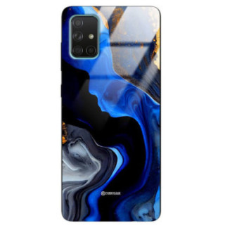 ETUI BLACK GLASS CASE NA TELEFON SAMSUNG GALAXY A71 ST_MAB-7