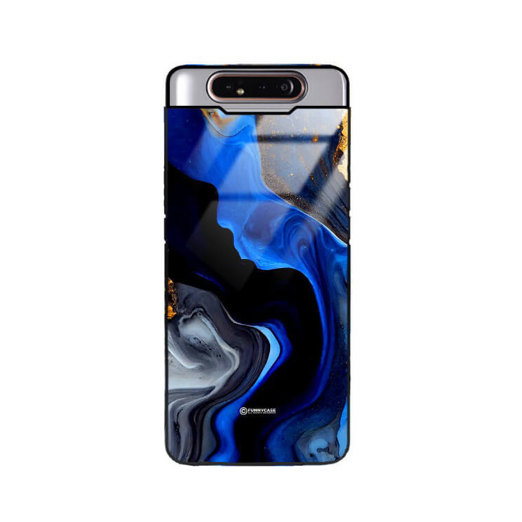 ETUI BLACK GLASS CASE NA TELEFON SAMSUNG GALAXY A80 / A90 ST_MAB-7