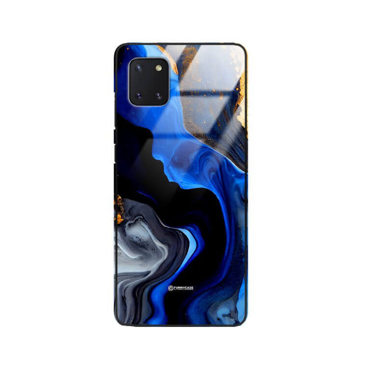 ETUI BLACK GLASS CASE NA TELEFON SAMSUNG GALAXY A81 / NOTE 10 LITE ST_MAB-7