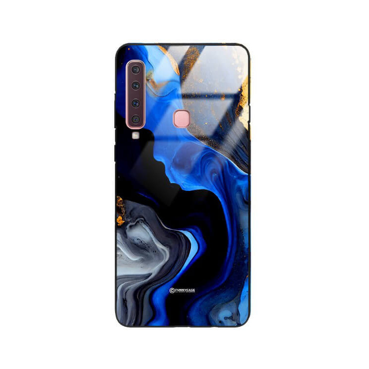 ETUI BLACK GLASS CASE NA TELEFON SAMSUNG GALAXY A9 2018 ST_MAB-7