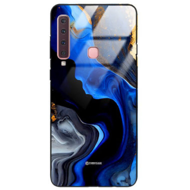 ETUI BLACK GLASS CASE NA TELEFON SAMSUNG GALAXY A9 2018 ST_MAB-7