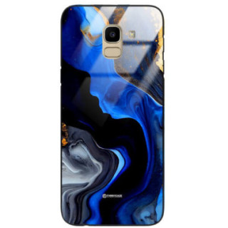 ETUI BLACK GLASS CASE NA TELEFON SAMSUNG GALAXY J6 2018 ST_MAB-7