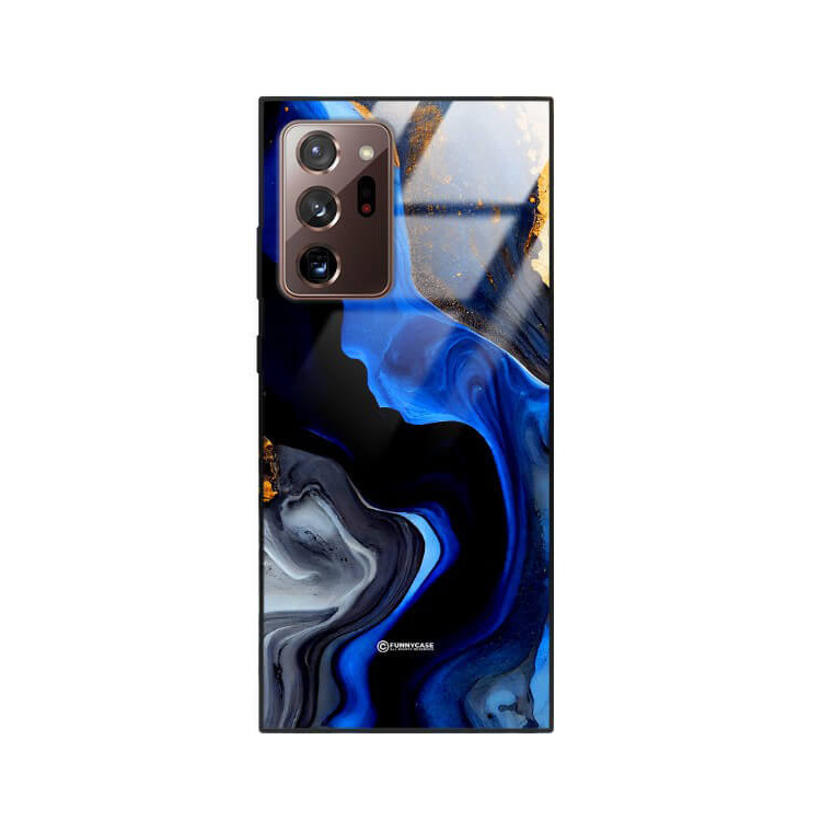 ETUI BLACK GLASS CASE NA TELEFON SAMSUNG GALAXY NOTE 20 ULTRA ST_MAB-7