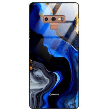 ETUI BLACK GLASS CASE NA TELEFON SAMSUNG GALAXY NOTE 9 ST_MAB-7