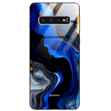 ETUI BLACK GLASS CASE NA TELEFON SAMSUNG GALAXY S10 ST_MAB-7